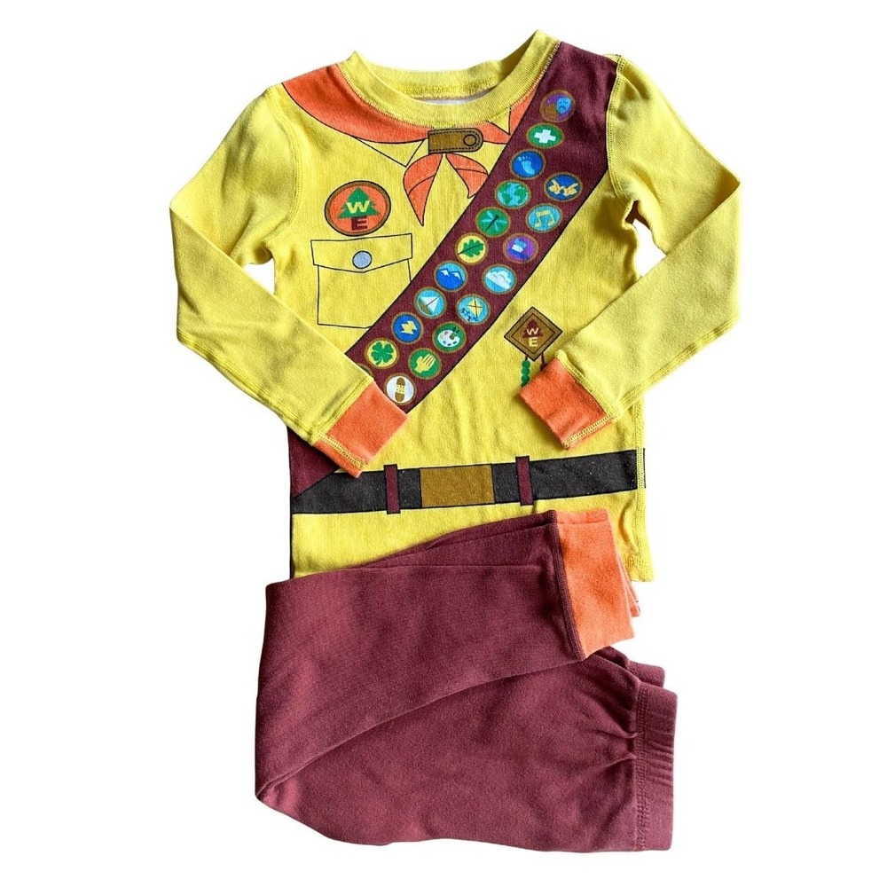 Disney Pixar Up Wilderness Explorer Pajama Set Kids Size 5 Russell
